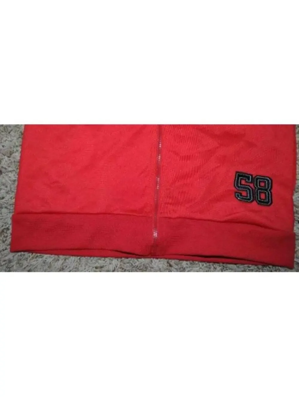 Boys Reebok Jacket 5/6 Red, Black & White Spring Athletic Track